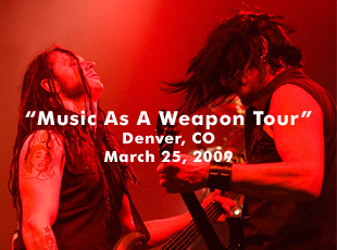 Music As A Weapon Tour - Disturbed, Killswitch Engage, Chimaira, Lacuna Coil - Mar 25, 2009, Denver,