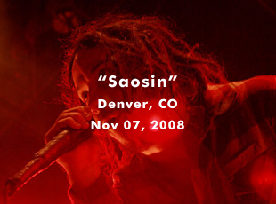 Saosin - Fillmore Aud. - Denver, CO - Nov 07, 2008